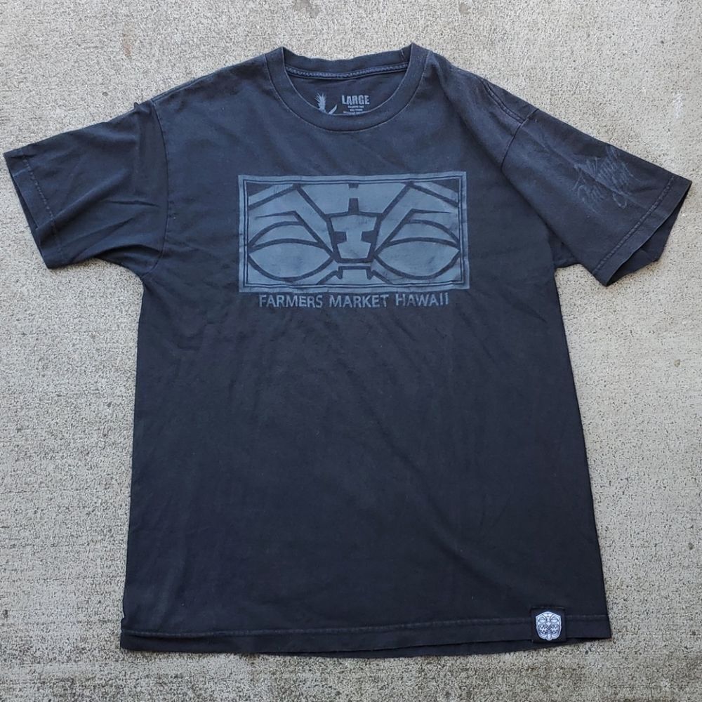 Farmers Market Pineapple Clan Hawaii T Shirt L